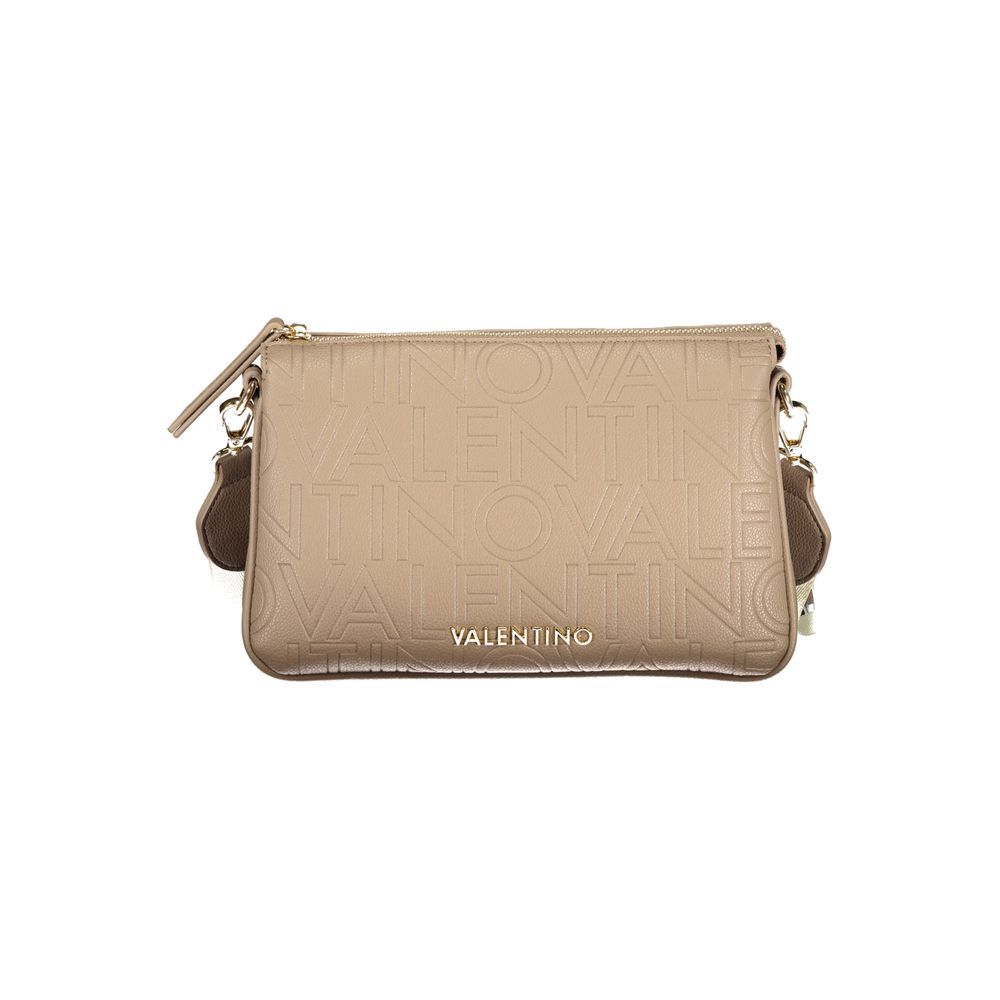Mario Valentino Marrone Polyurethane Women's Shoulder Bag