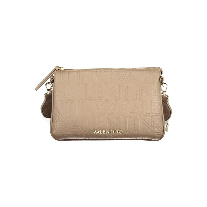 Mario Valentino Marrone Polyurethane Women's Shoulder Bag