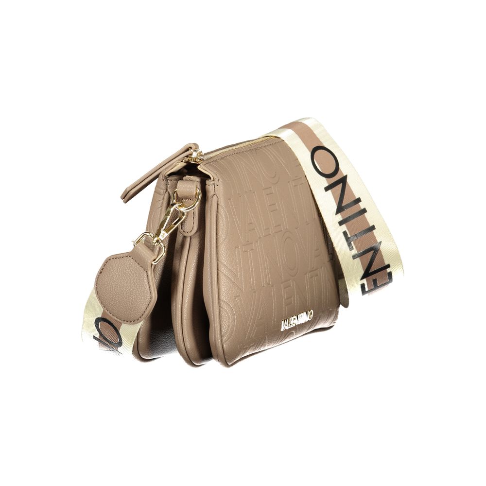 Mario Valentino Marrone Polyurethane Women's Shoulder Bag