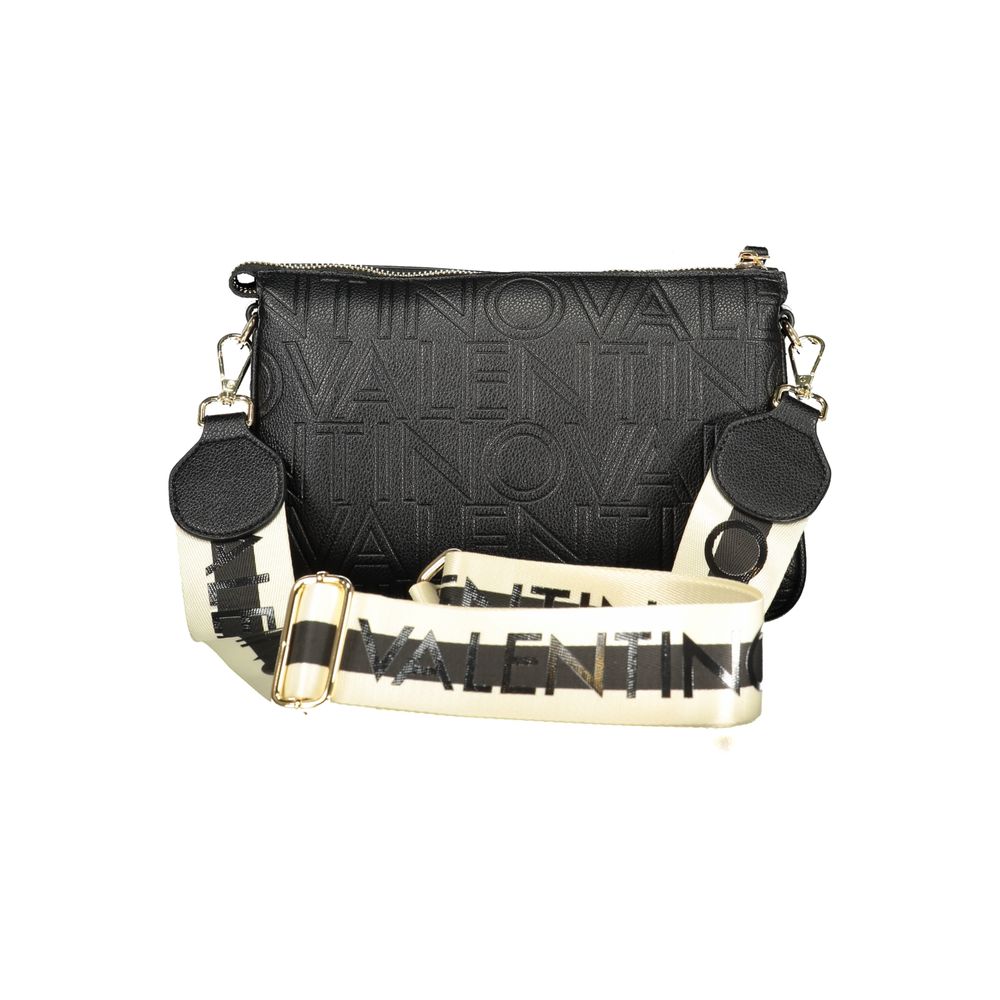 Mario Valentino Black Polyurethane Women Handbag