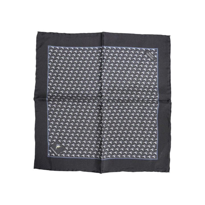 Dolce & Gabbana Black Silk Scarf