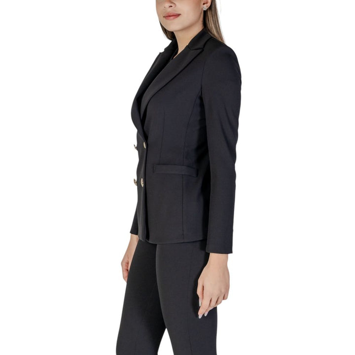 Rinascimento Black Polyester Blazer