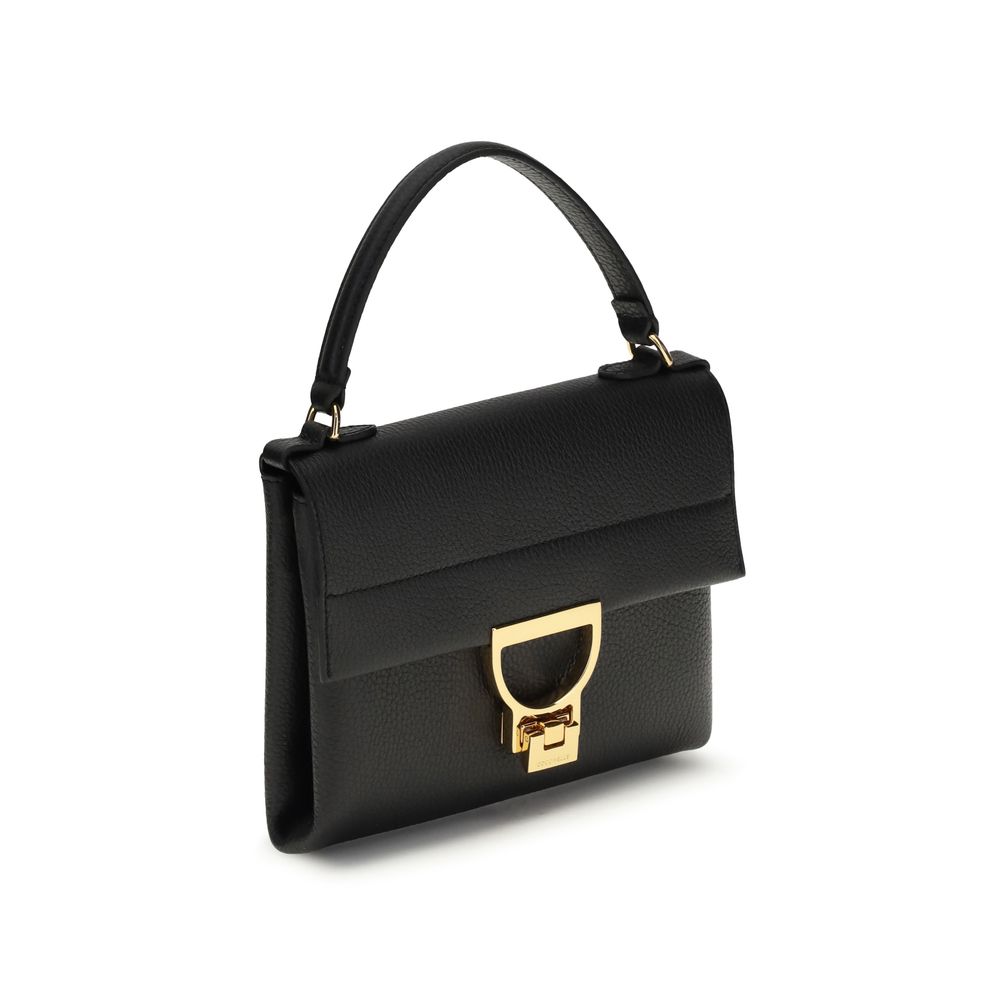 Coccinelle Black Calf Leather Bos Taurus Handbag