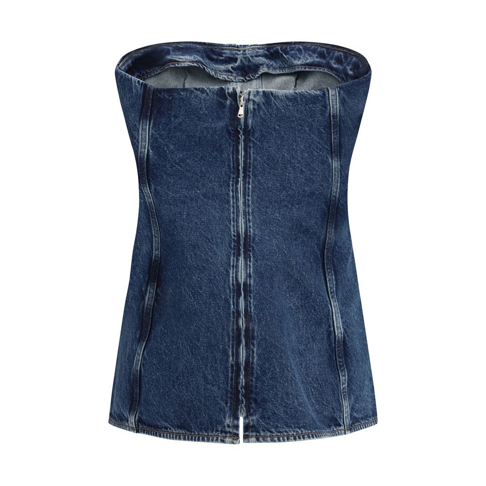 Agolde Blue Cotton Top