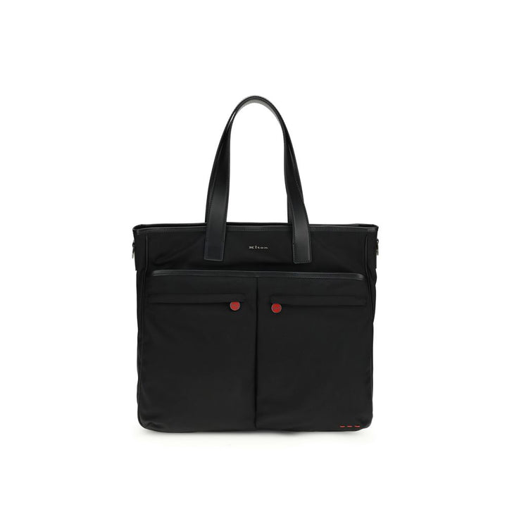 Kiton Black Marabou Handbag