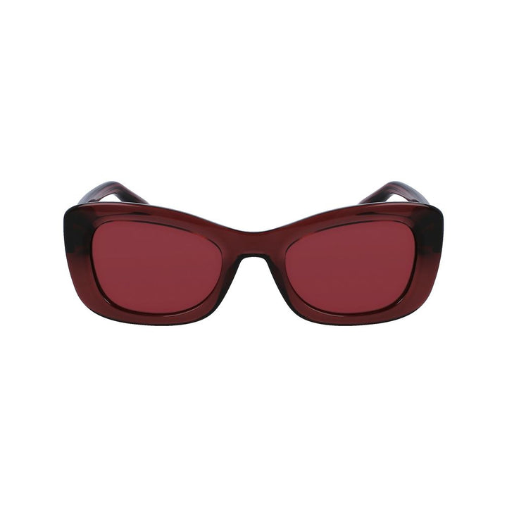 Victoria Beckham Gray Acetate Sunglasses
