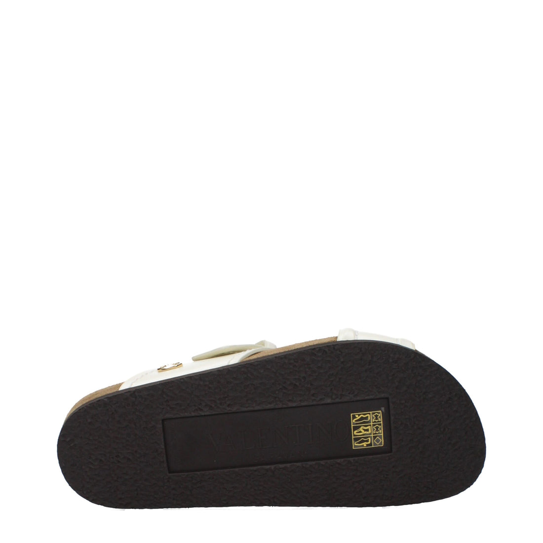 Valentino Garavani Beige Leather Slippers
