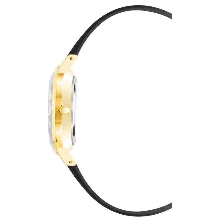 Juicy Couture Black Plastic Dress Watch