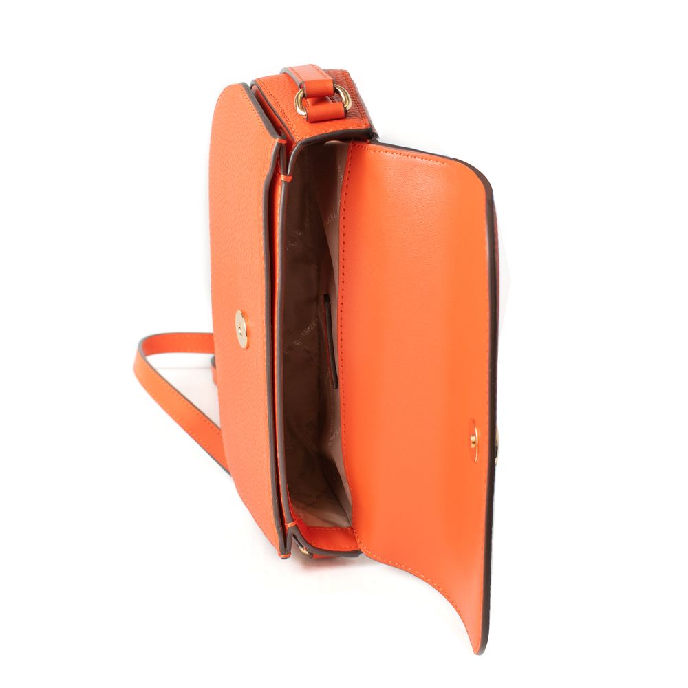Michael Kors Orange Leather Crossbody Bag