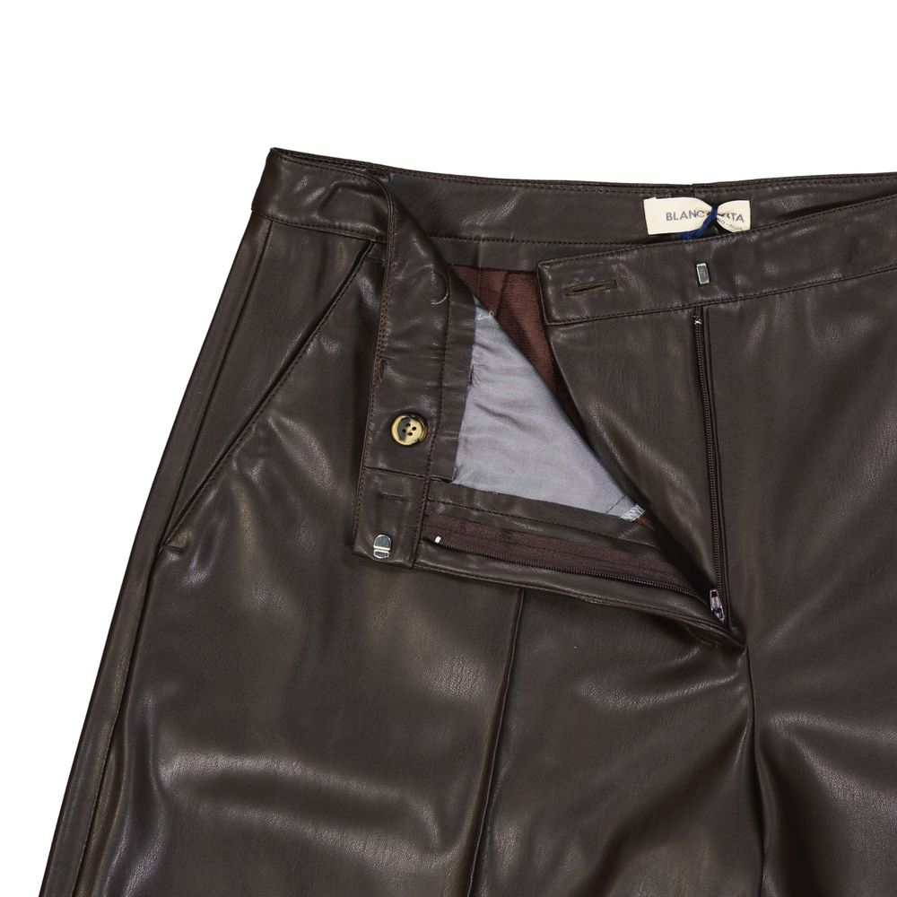 BLANCA VITA Brown Polyethylene Bermuda Shorts