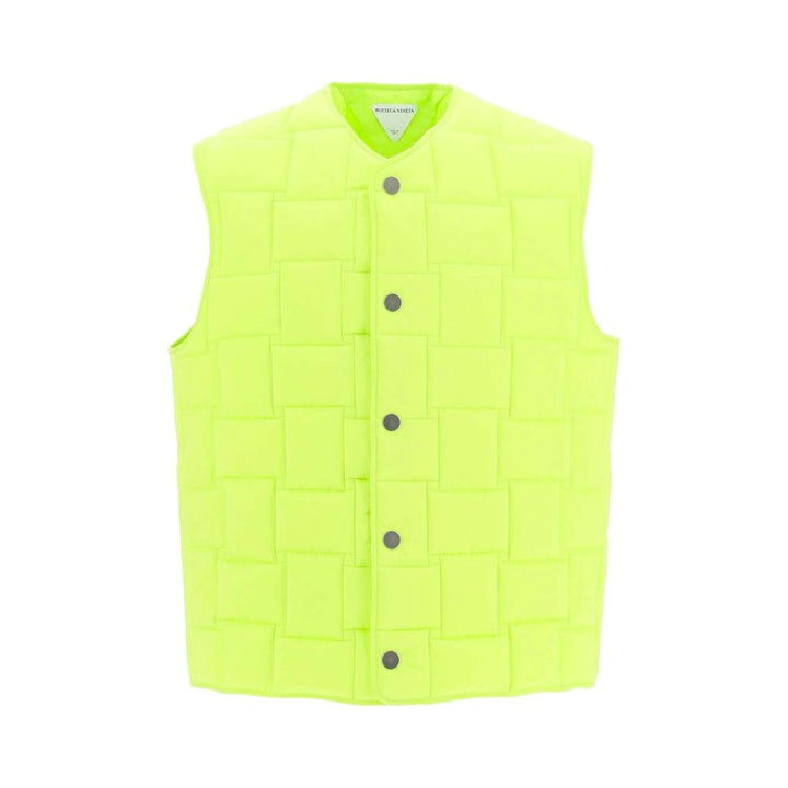 Bottega Veneta Bicolor Polyamide Sleveless Jacket