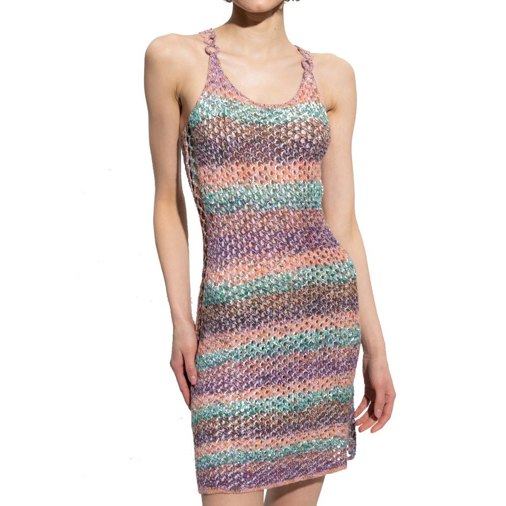Chloé Multicolor Wool Casual Dress