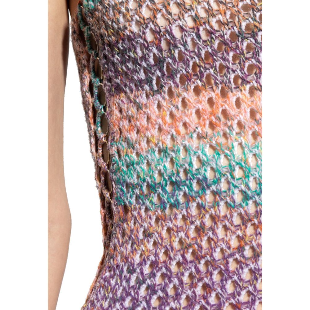 Chloé Multicolor Wool Casual Dress