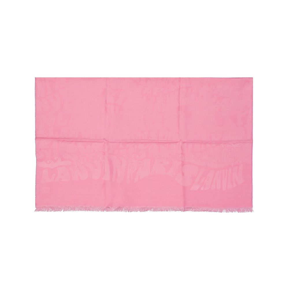 Lanvin Multicolor Silk Scarf