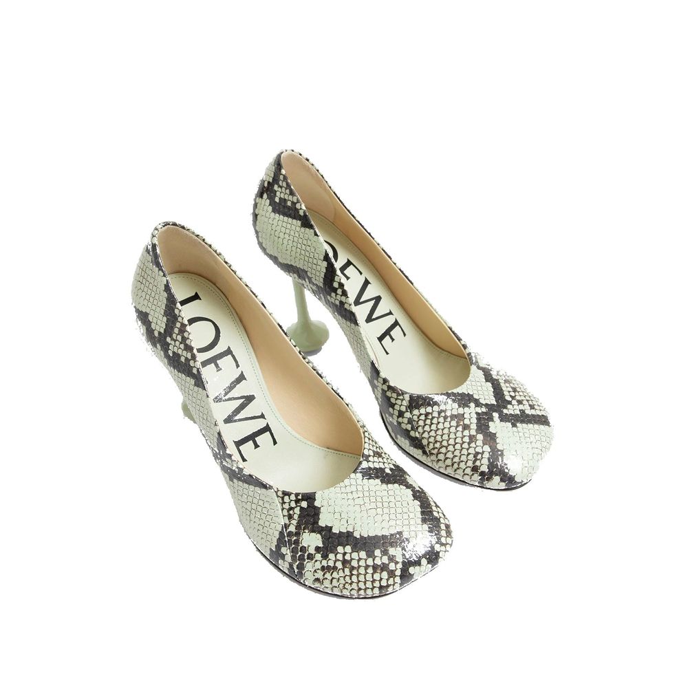 Loewe Bicolor Goatskin High Heel Pumps
