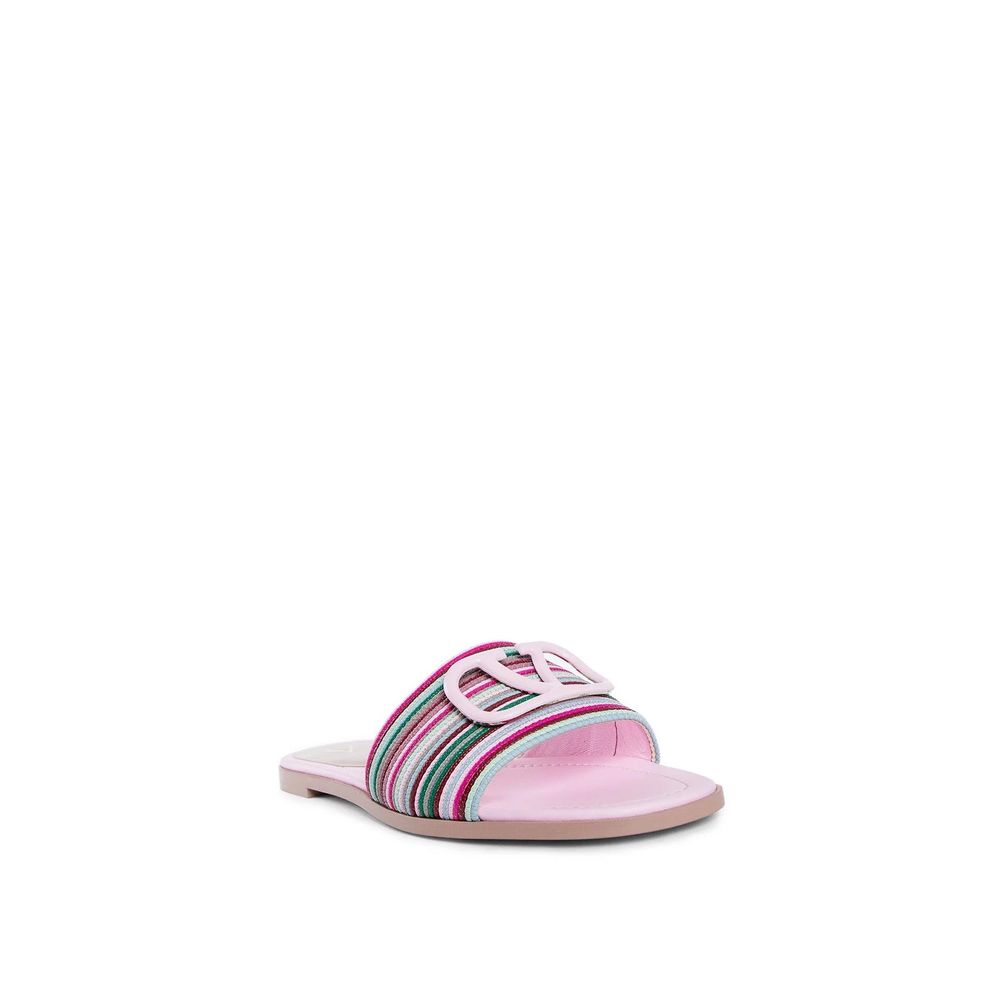 Valentino Garavani Multicolor Leather Slides