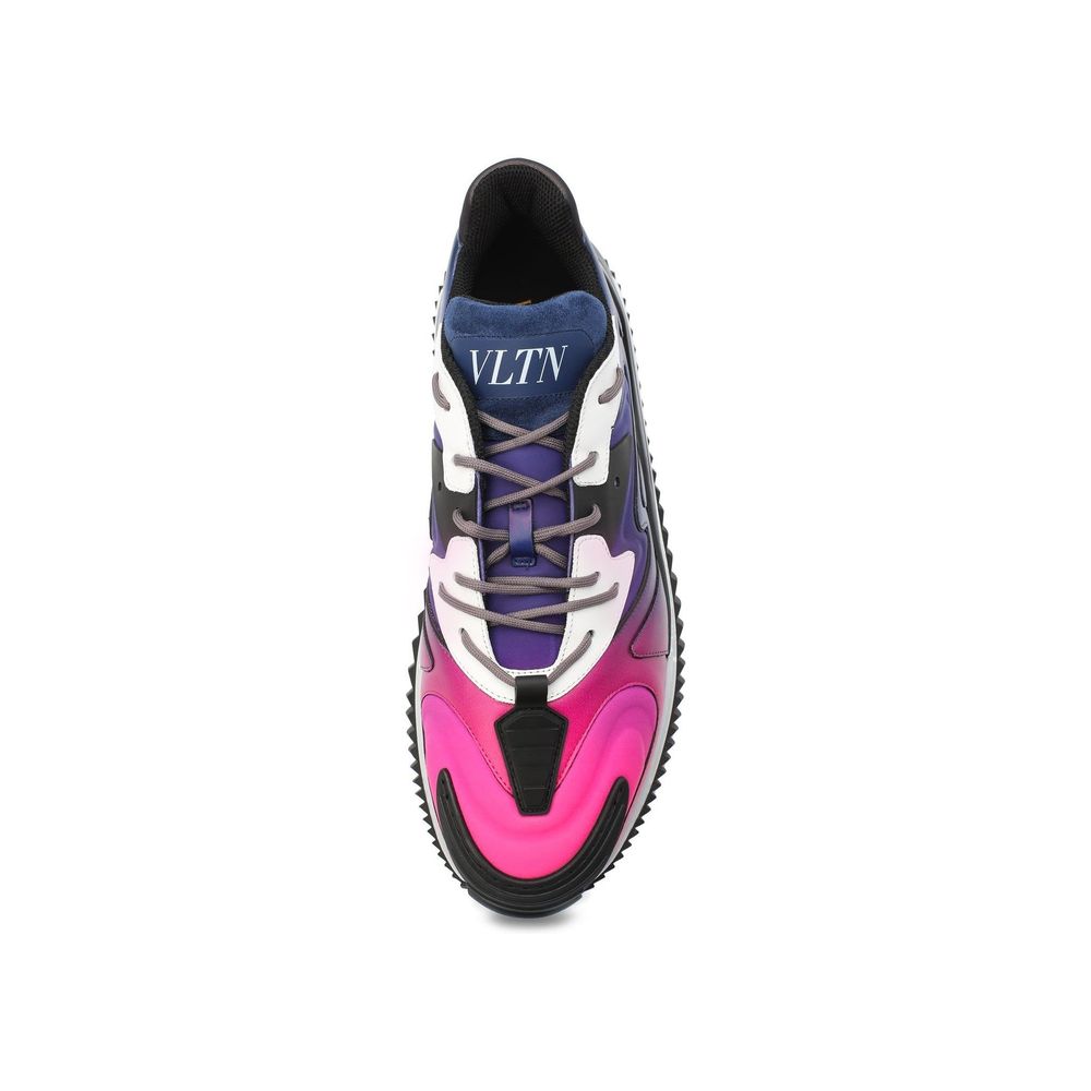 Valentino Garavani Black Calfskin Athletic Sneakers