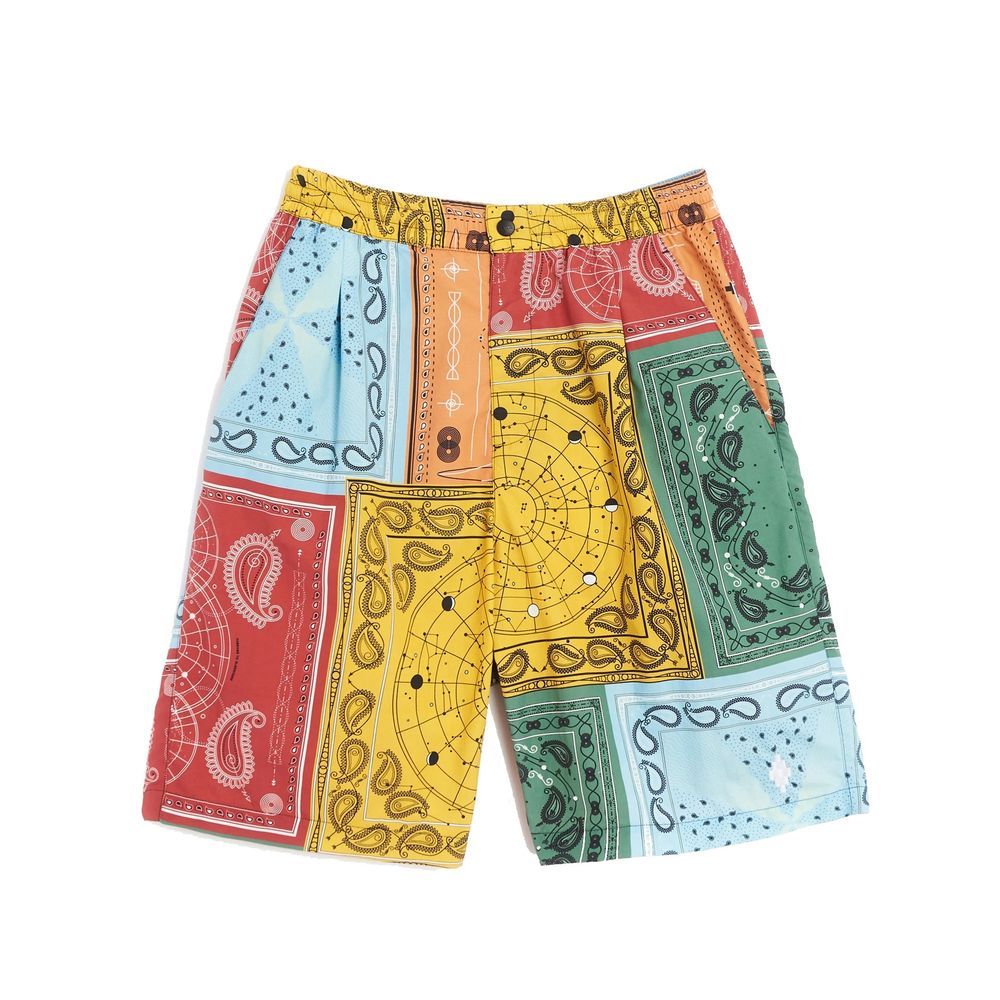 Marcelo Burlon Bicolor Polyamide Shorts