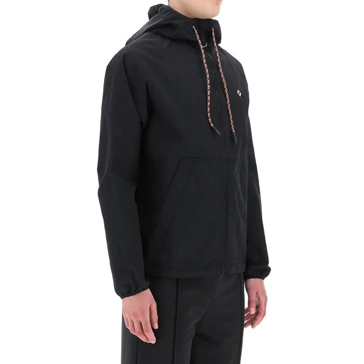 Marcelo Burlon Black Polyamide Shell Jacket