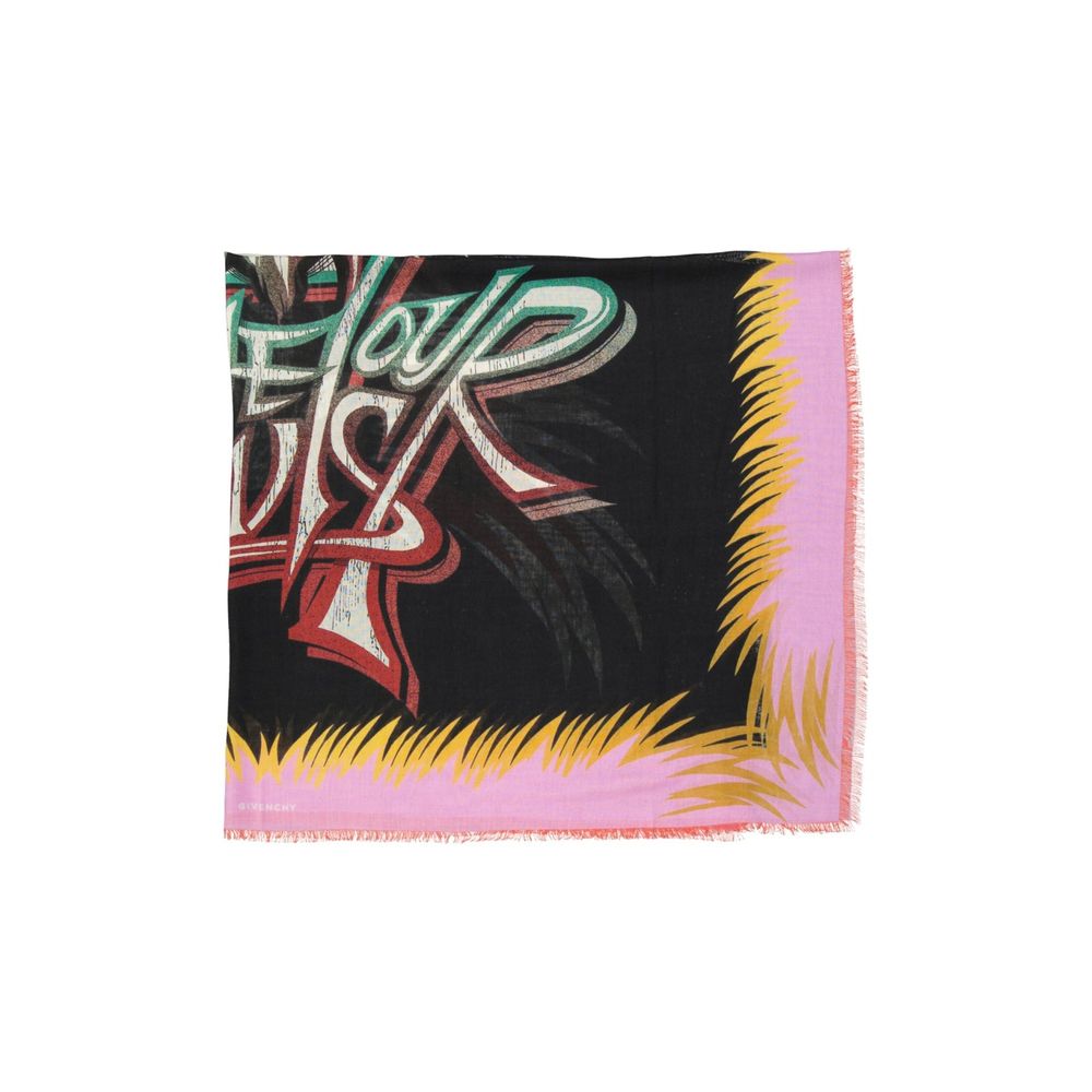 Givenchy Black Cashmere Scarf