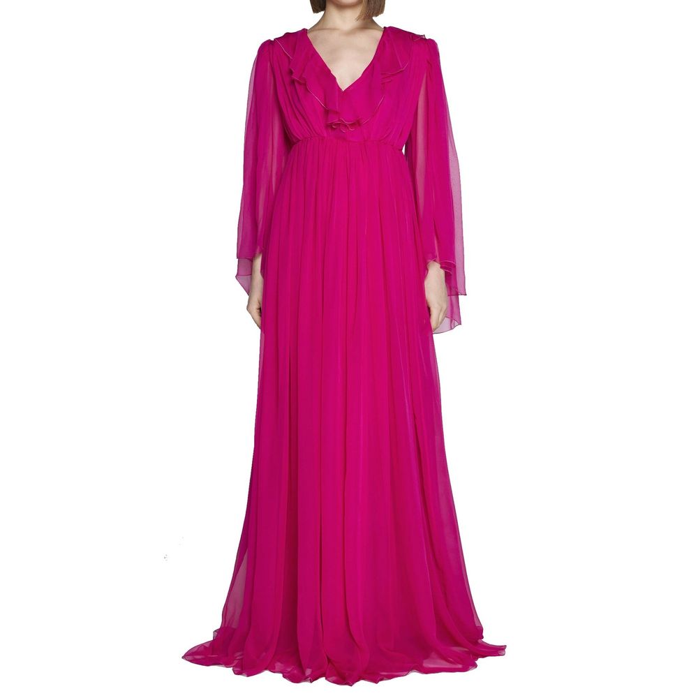 Gucci Multicolor Silk Casual Dress