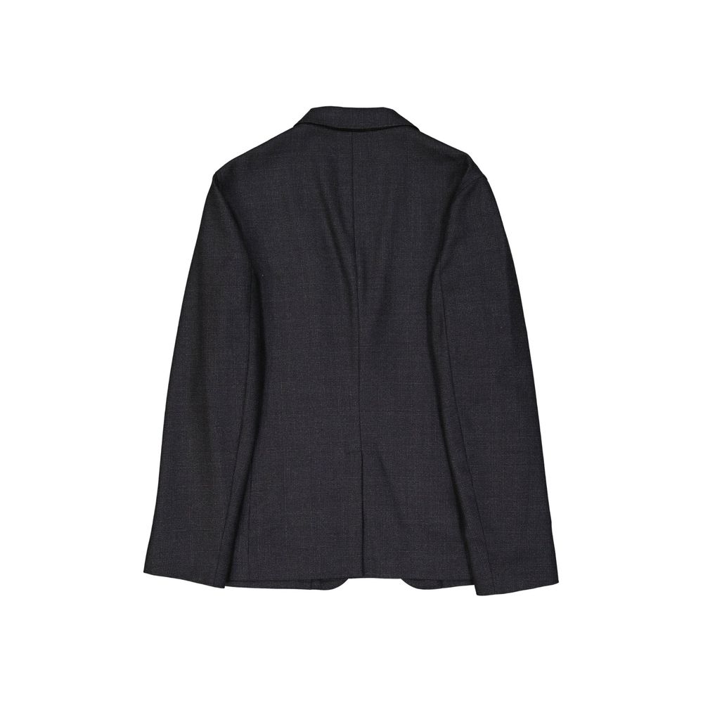 Herno Gray Wool Blazer