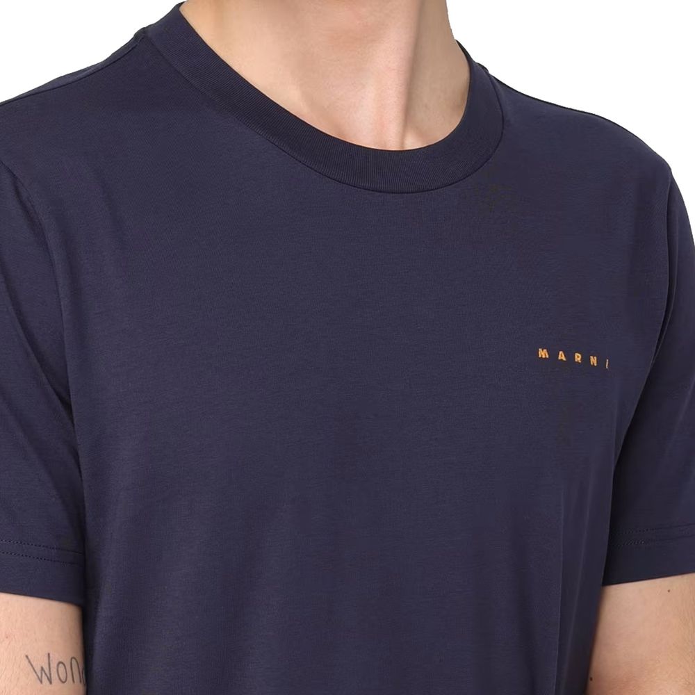 Marni Black Cotton T-Shirt