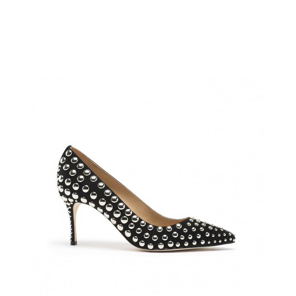 Sergio Rossi Black Calfskin Pumps