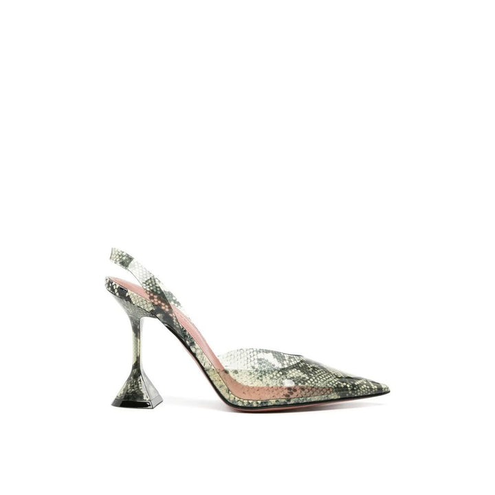Amina Muaddi Bicolor Pvc Pumps