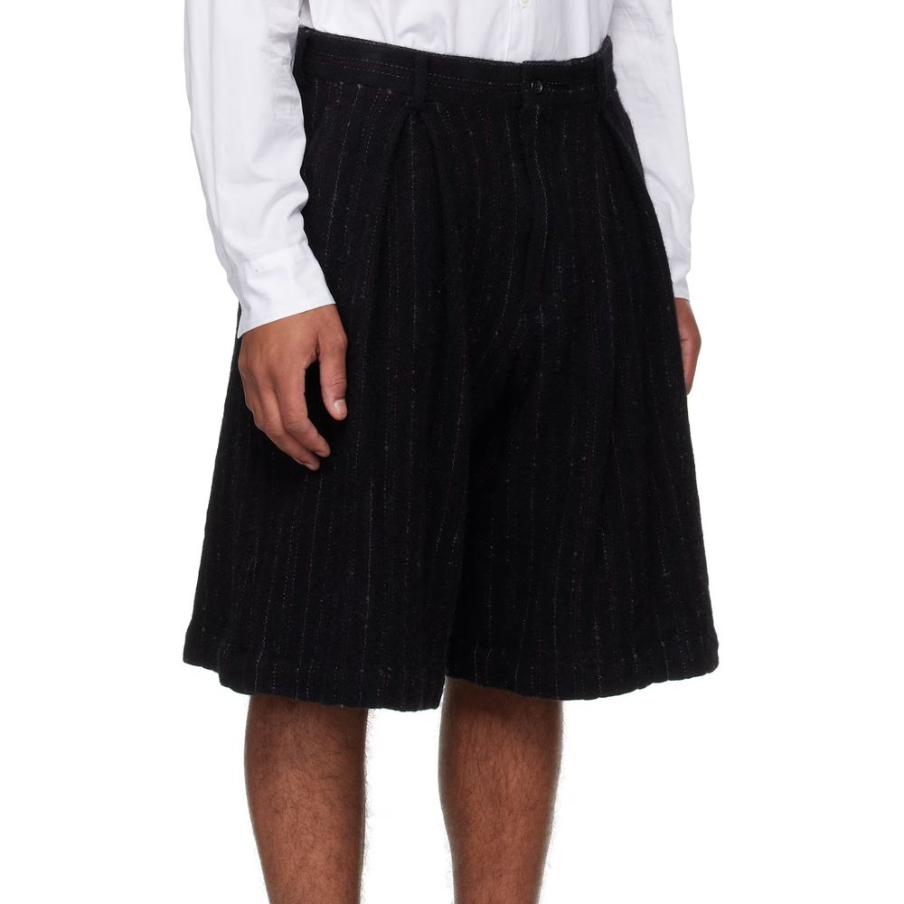 Comme Des Garçons Black Nylon Knee Length