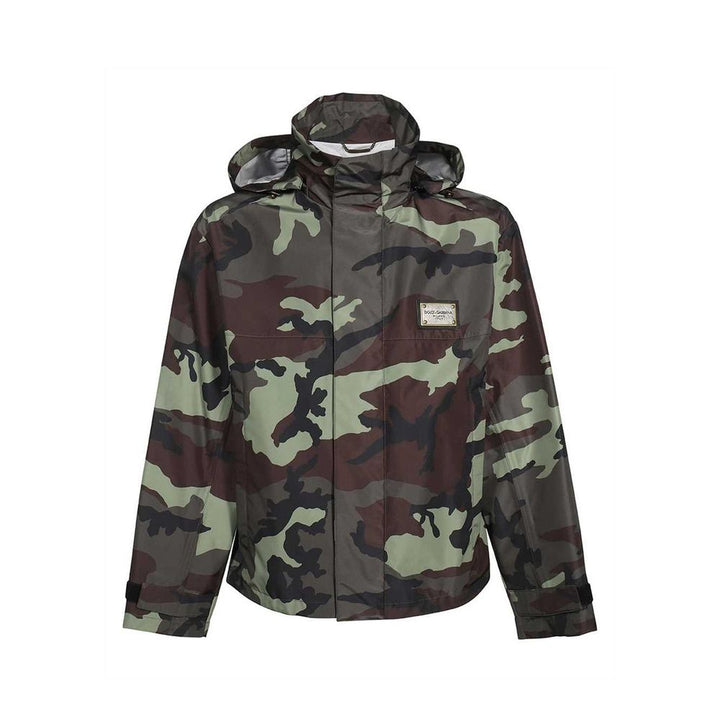 Dolce & Gabbana Bicolor Polyamide Shell Jacket