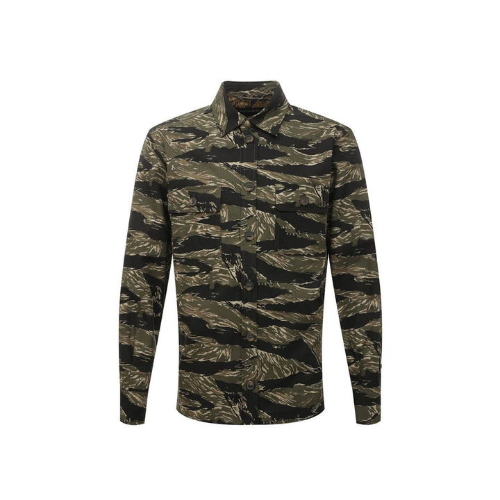 Dolce & Gabbana Bicolor Cotton Pattern Shirt