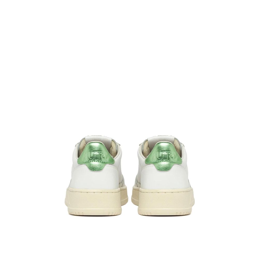 Autry White Leather Low Top Sneakers