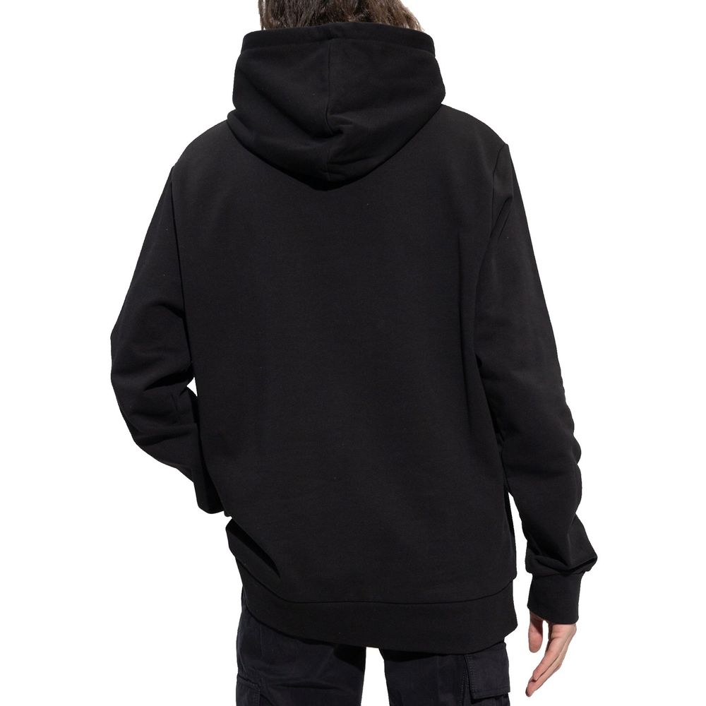 Balmain Black Cotton Sweatshirt