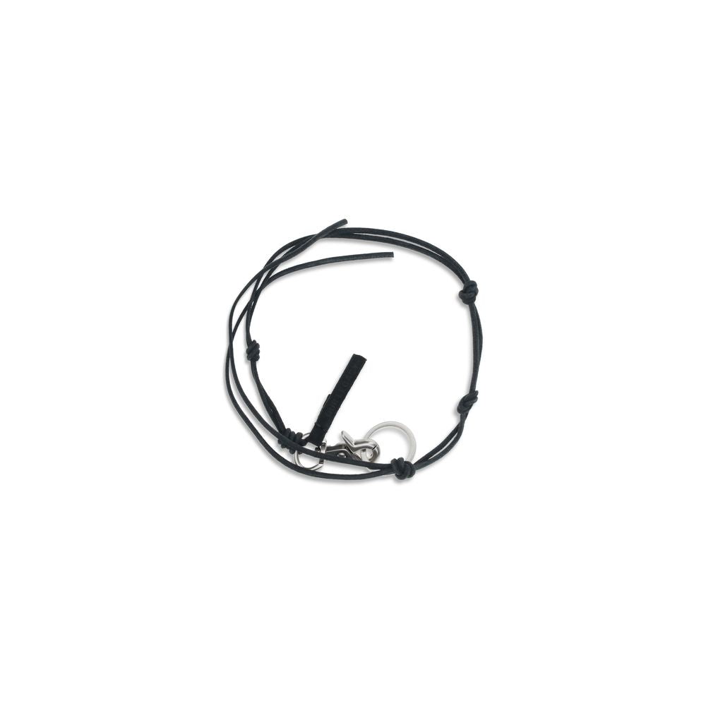 Our Legacy Black Calf Leather Bos Taurus Necklace