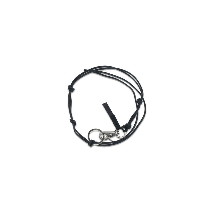 Our Legacy Black Calf Leather Bos Taurus Necklace