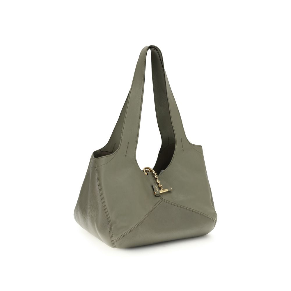 Chloé Bicolor Calf Leather Bos Taurus Shoulder Bag