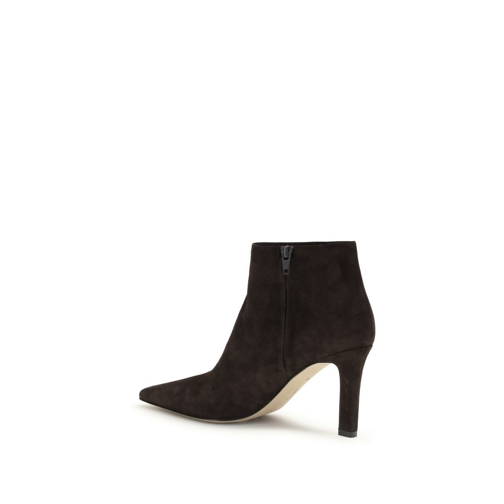 The Row Brown Goatskin Ankle Boots