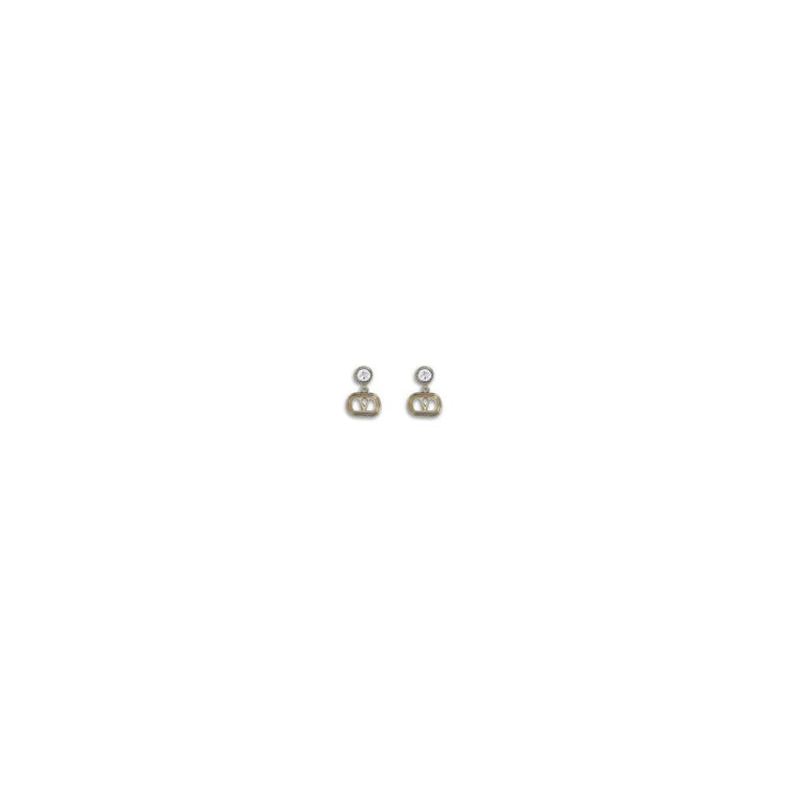Valentino Garavani Gold Brass Earrings