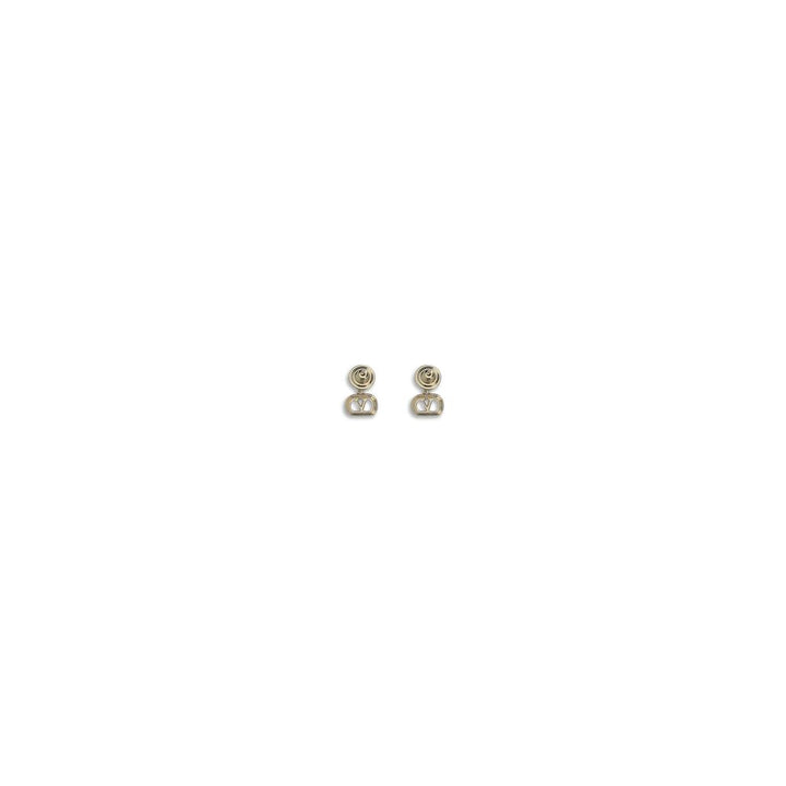 Valentino Garavani Gold Brass Earrings