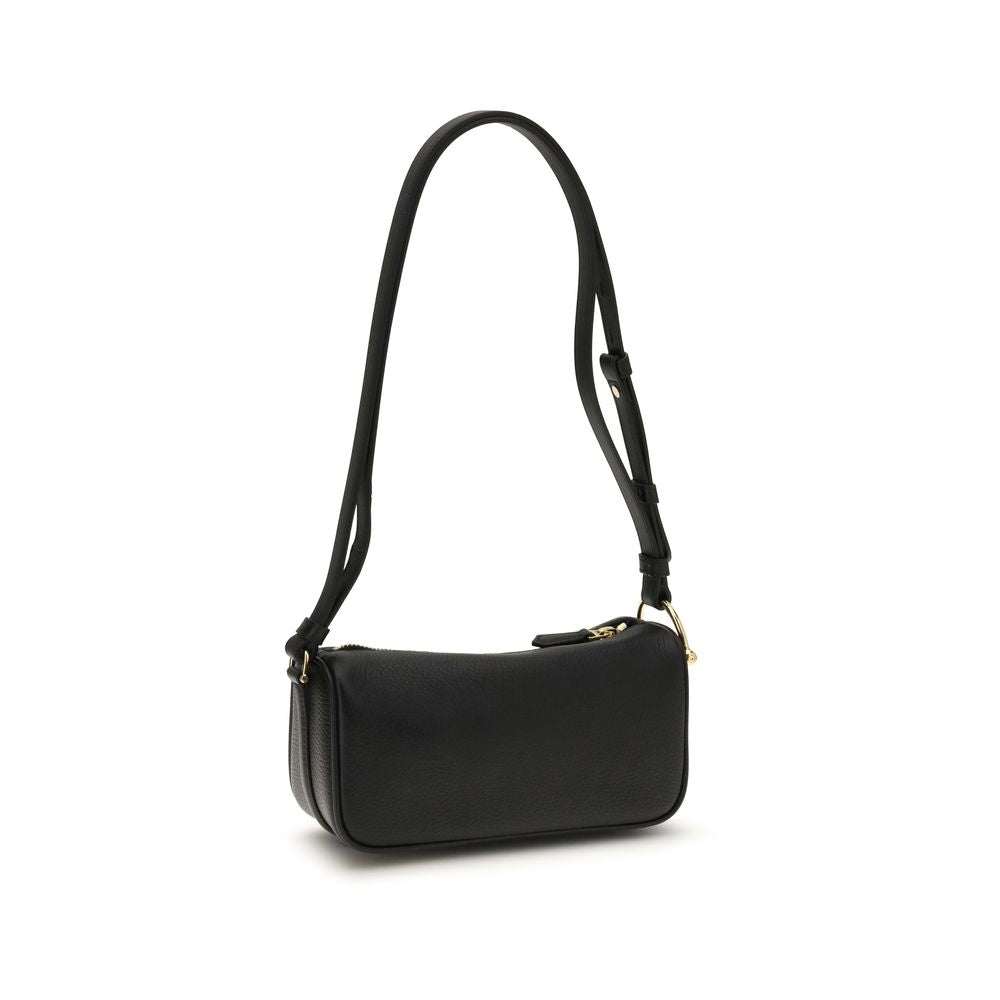 Gucci Black Calf Leather Bos Taurus Shoulder Bag