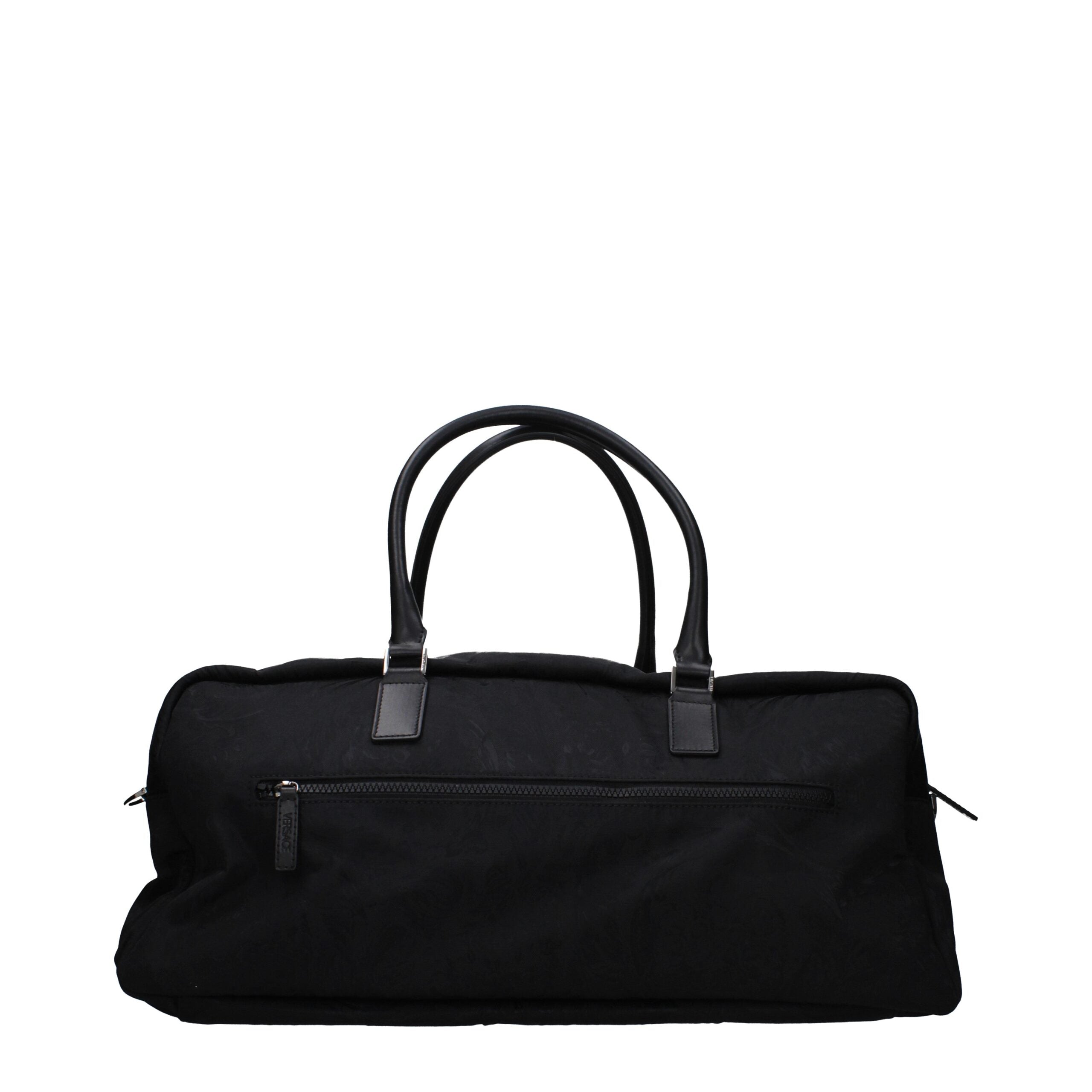 Versace Black Fabric Luggage And Travel