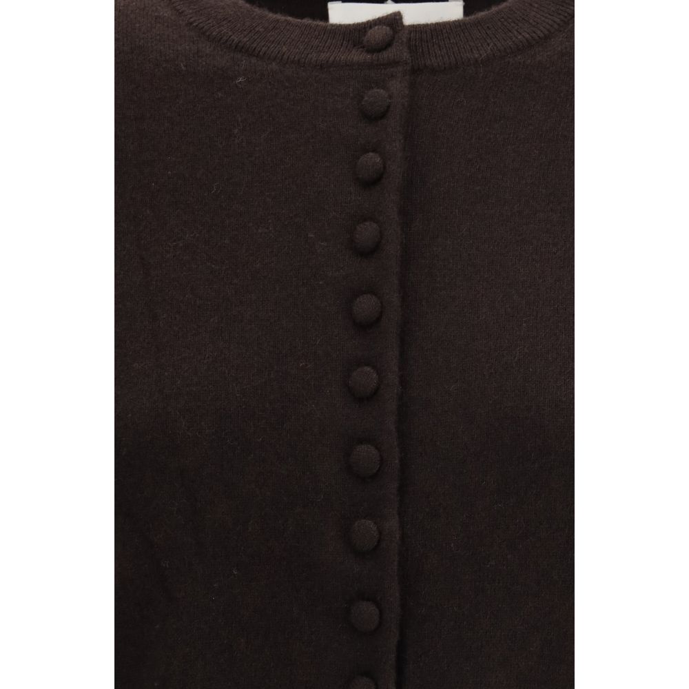 Lisa Yang Brown Cashmere Cardigan