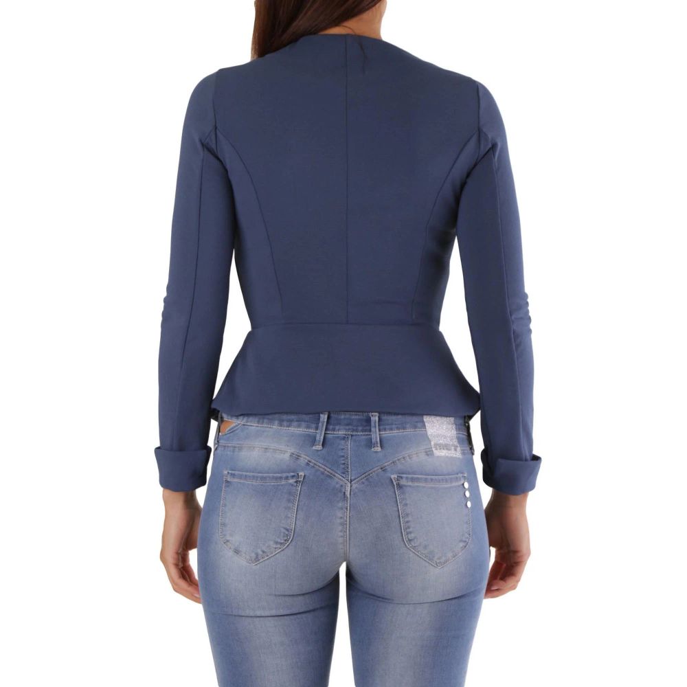 Met Blue Polyamide Shell Jacket