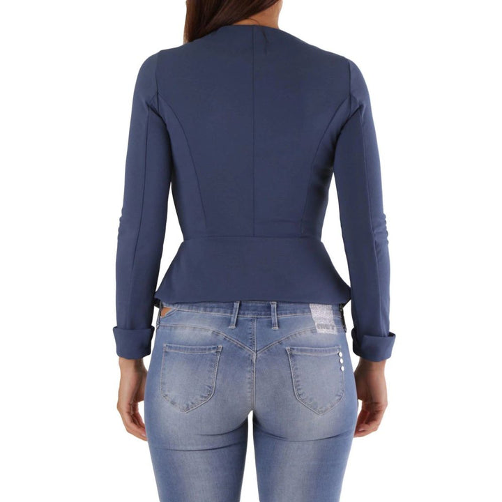 Met Blue Polyamide Shell Jacket