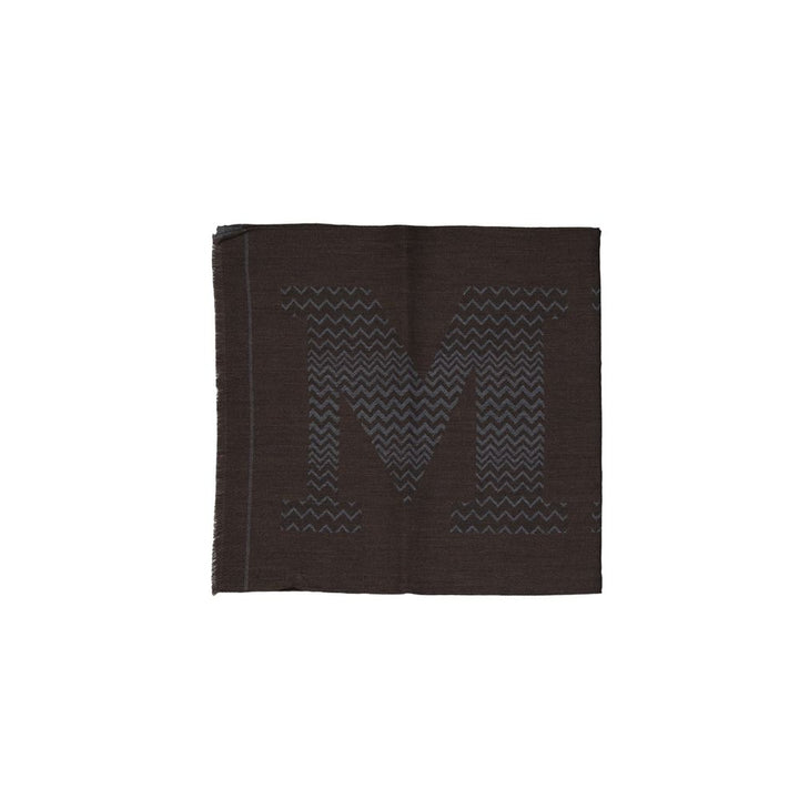 Missoni Brown Virgin Wool Scarf