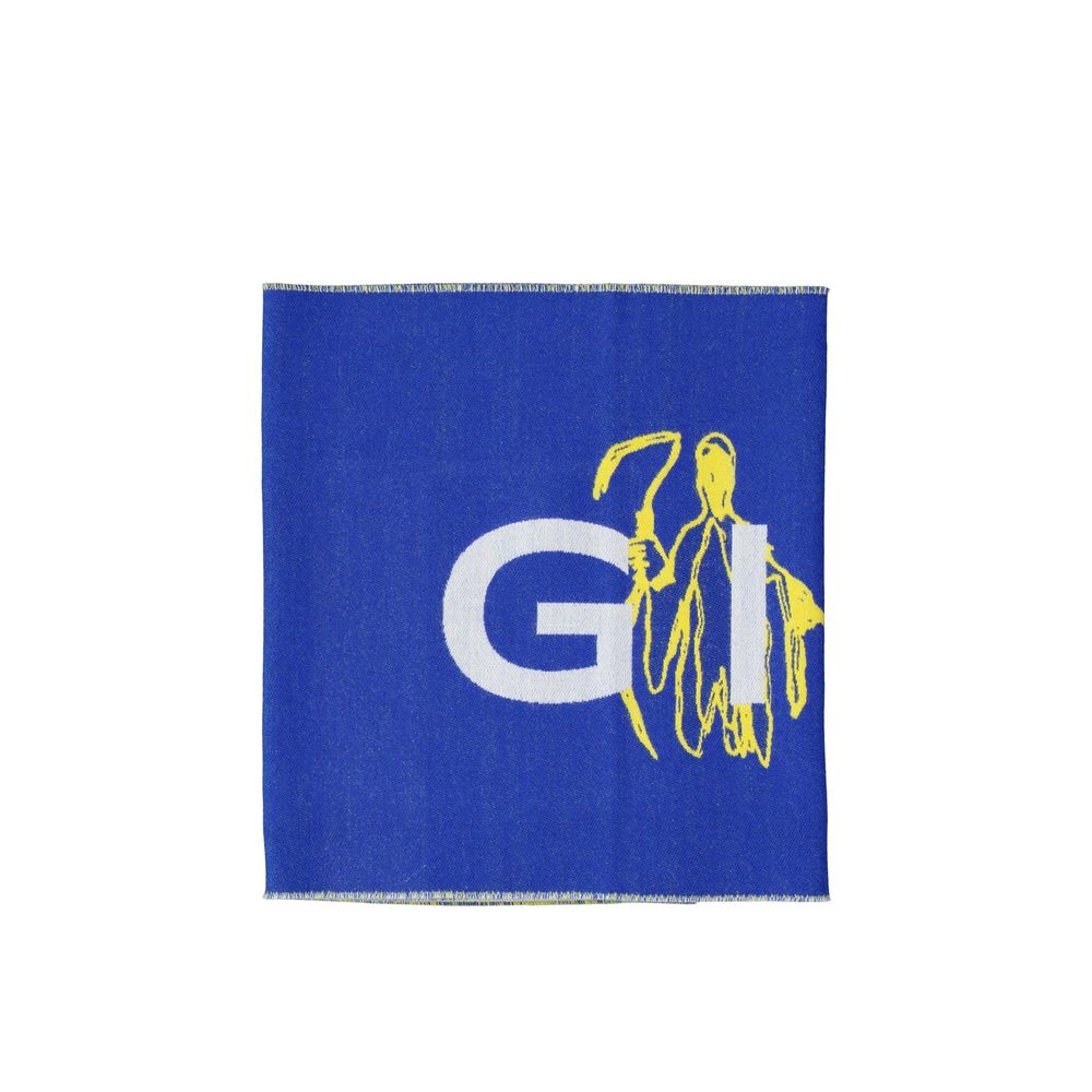 Givenchy Blue Silk Scarf