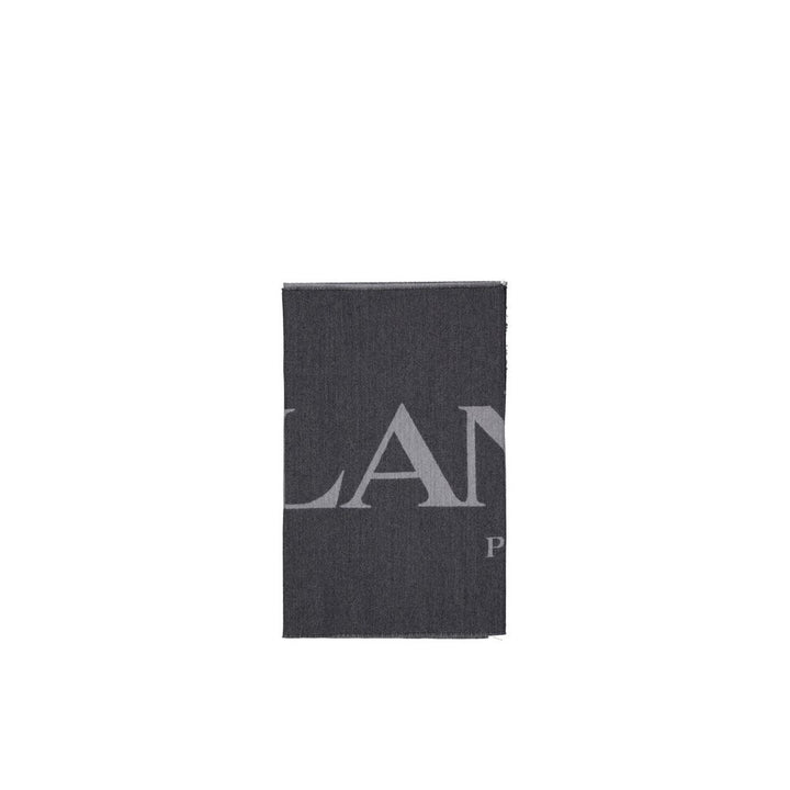 Lanvin Gray Silk Scarf