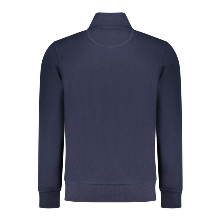 North Sails Blue Cotton Men Sweatshirt