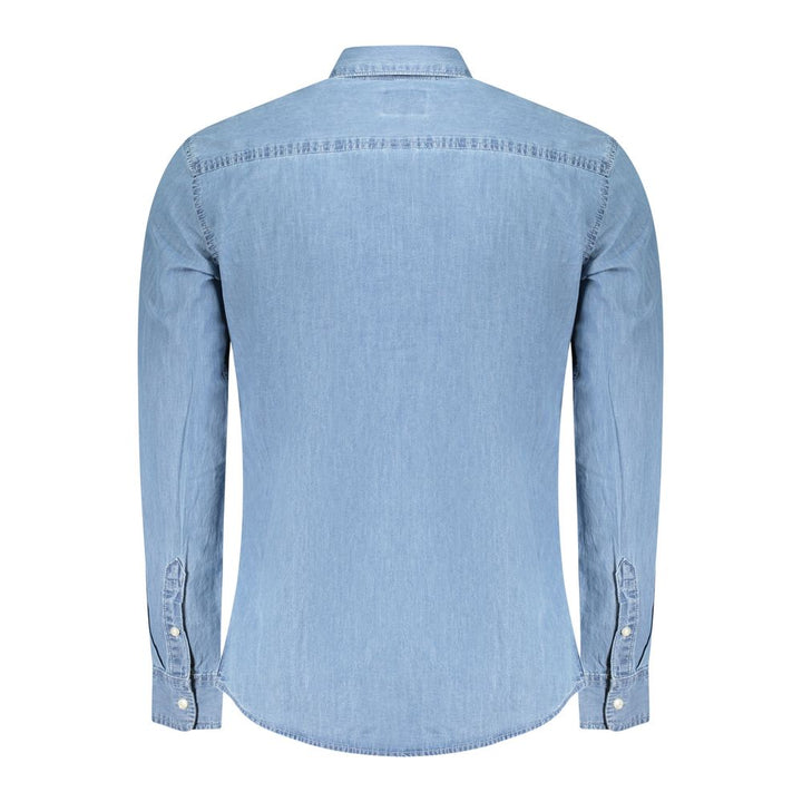 Pepe Jeans Azzurro Cotton Men Shirt